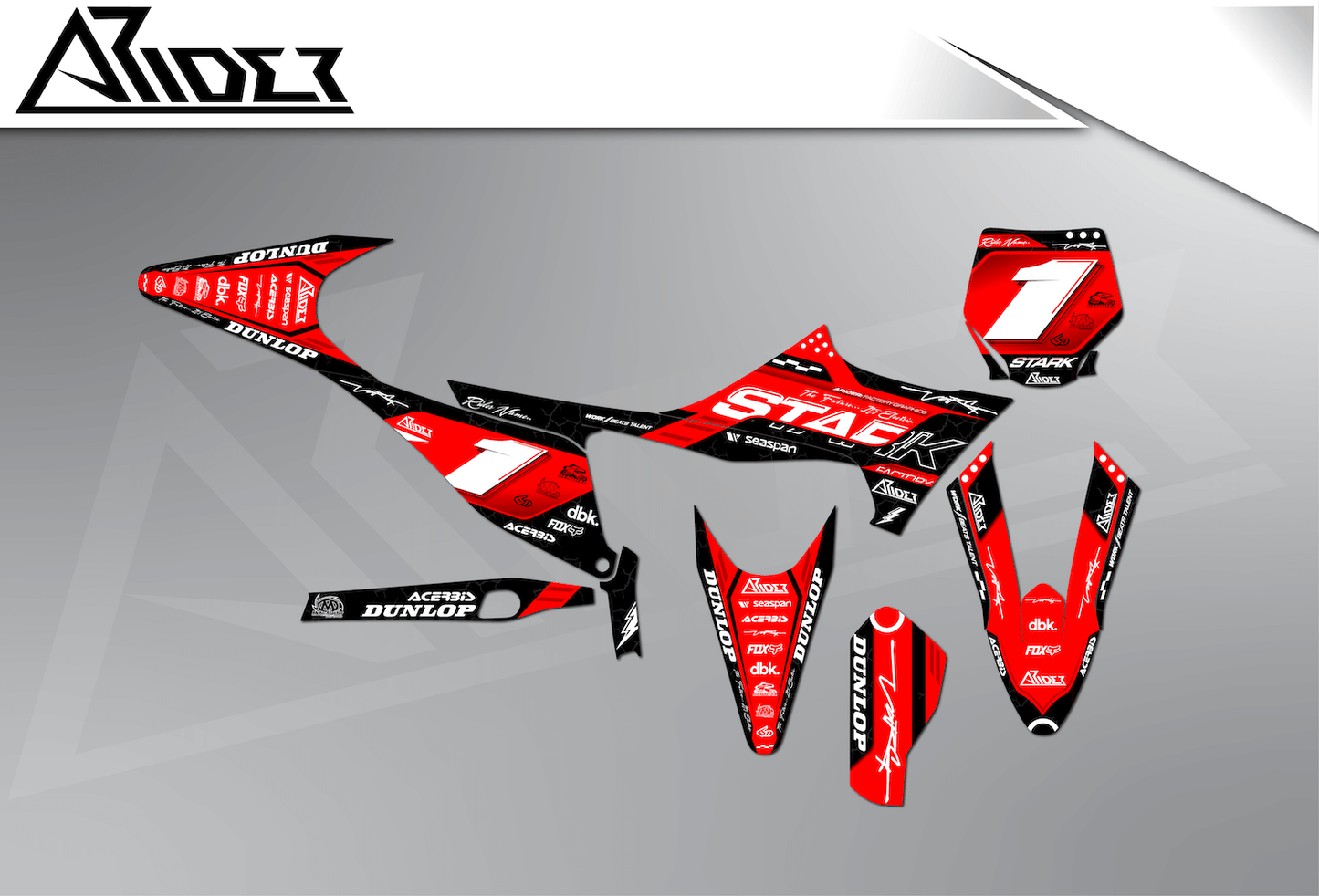 Graphics Kit suitable for Stark Varg MX / EX - Factory Edition