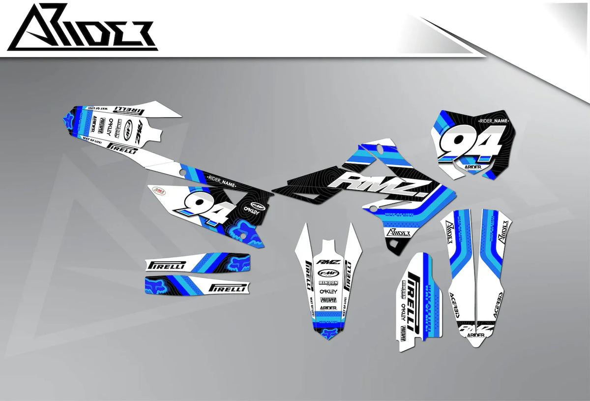 Dekor passend für Suzuki RMZ - Factory Edition - Arider