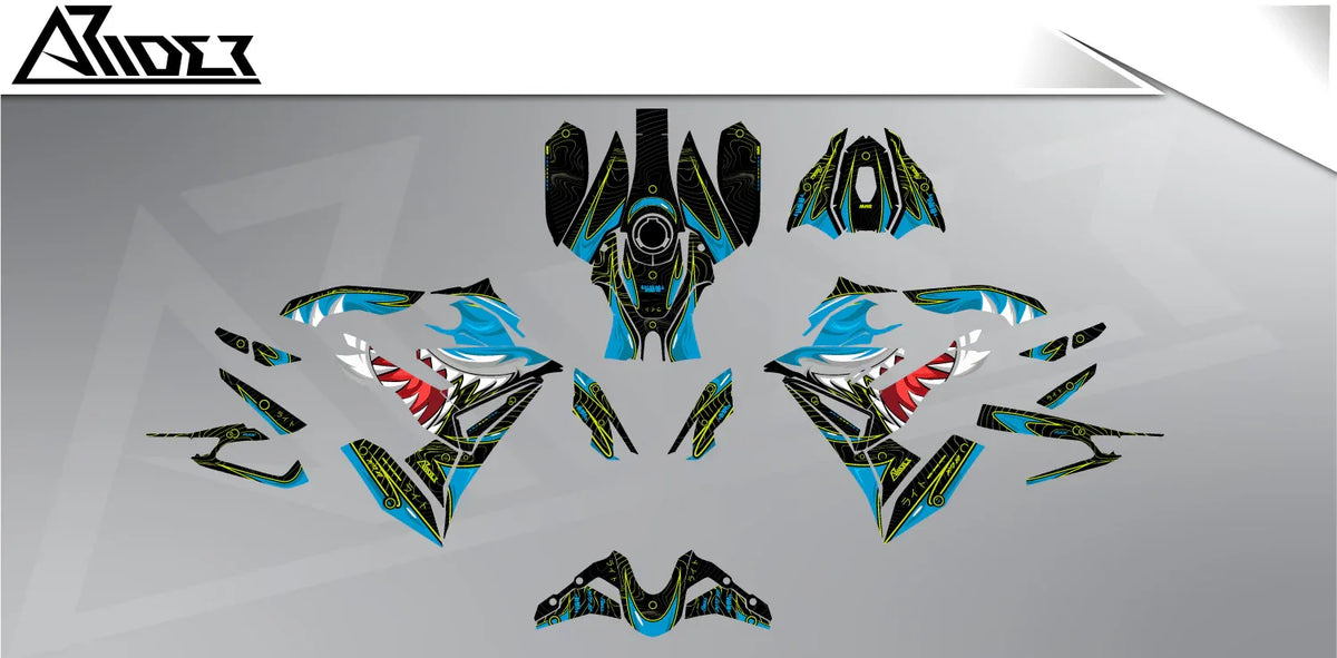 Dekor passend für BMW S 1000 R - ShaRk Edition - Arider