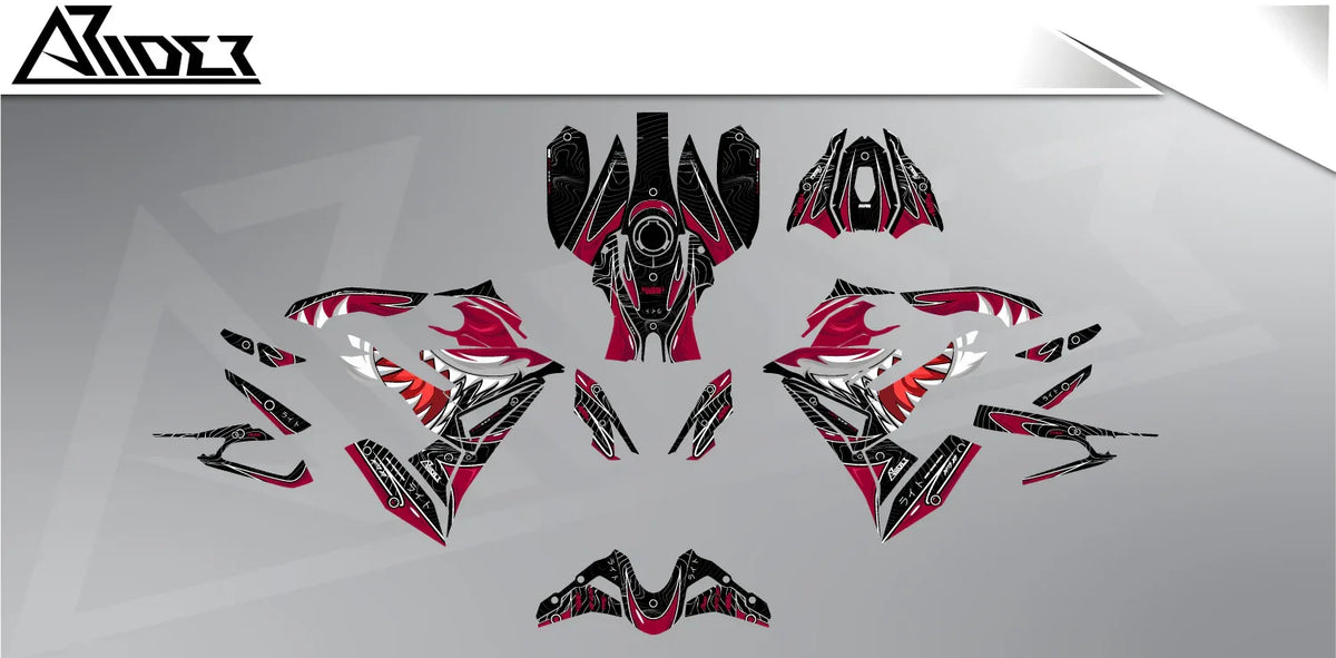 Dekor passend für BMW S 1000 R - ShaRk Edition - Arider