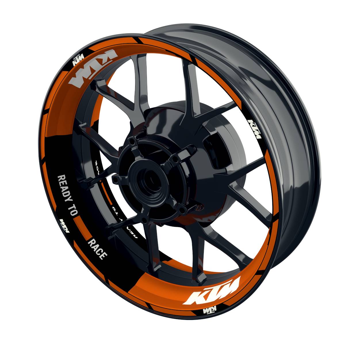 Motorrad Felgenaufkleber 360 Spin - KTM Concept