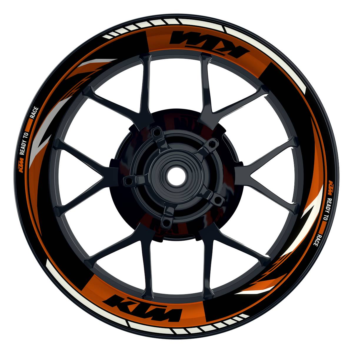 Motorrad Felgenaufkleber 360 Spin - KTM Razor