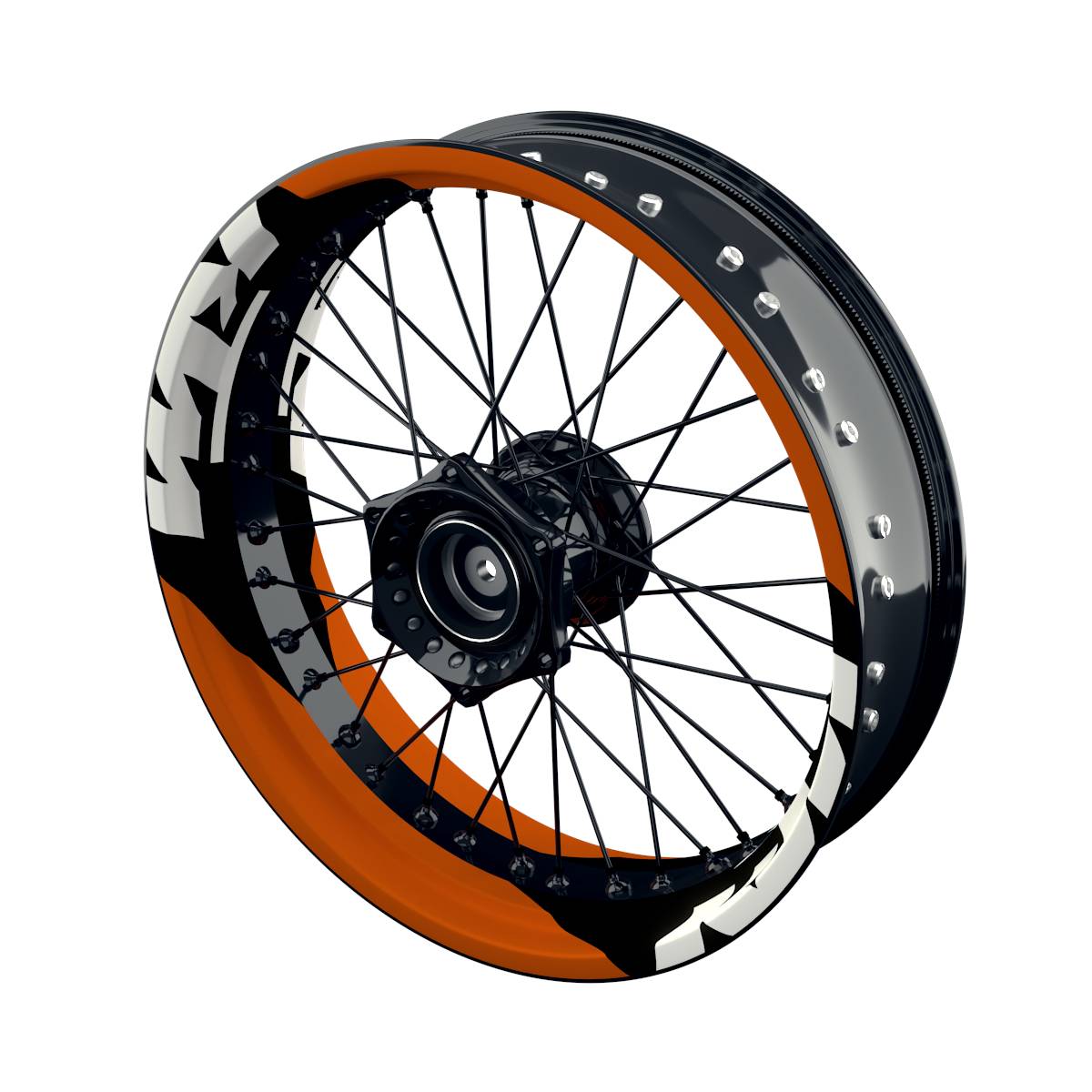 Motorrad Felgenaufkleber 360 Spin - KTM Storm