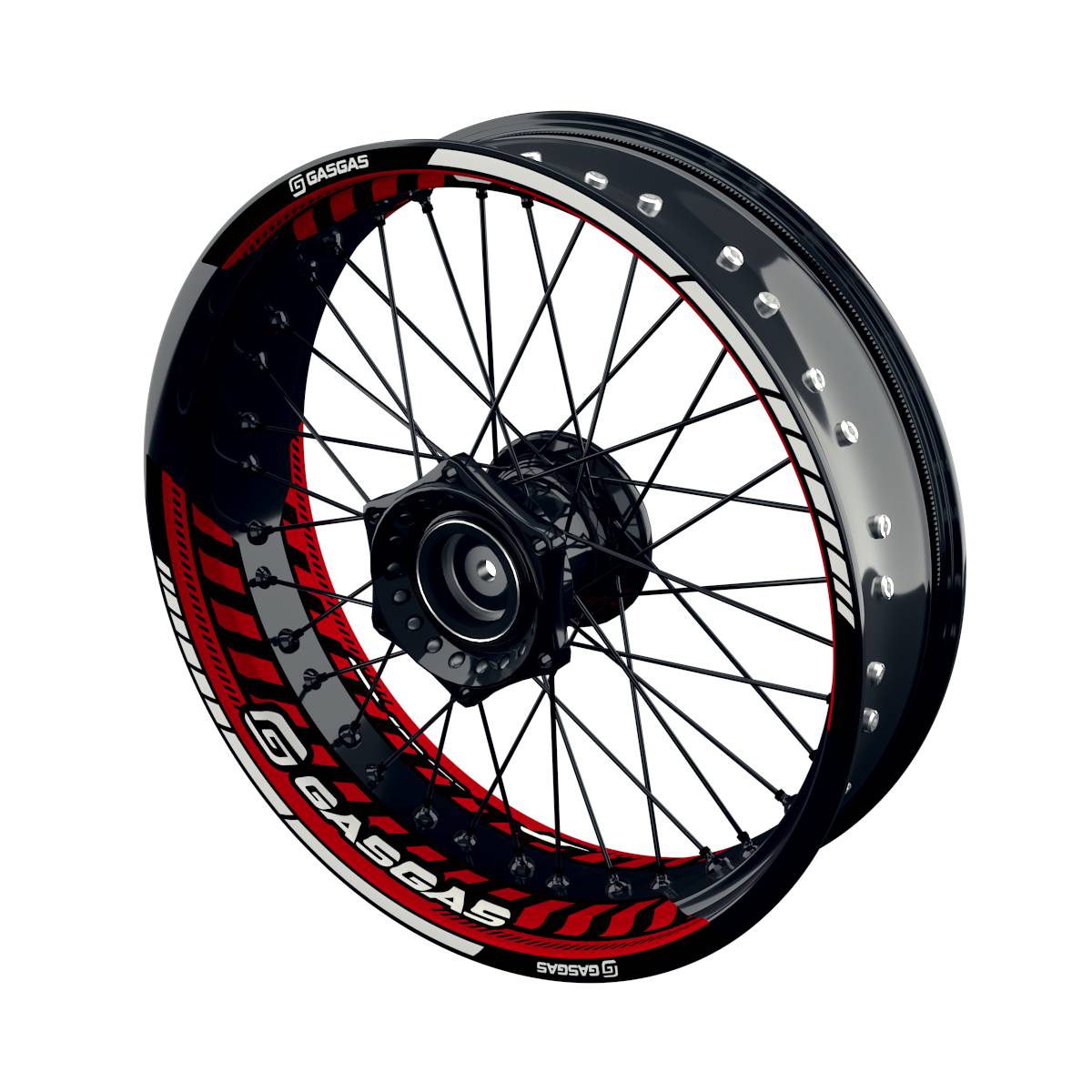 Motorrad Felgenaufkleber Half Spin - GASGAS Construct