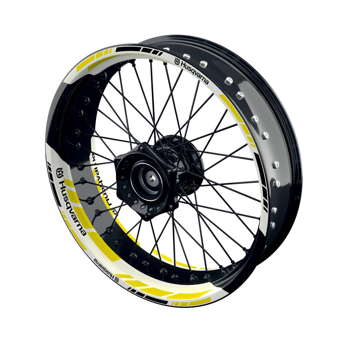 Motorrad Felgenaufkleber Half Spin - Husqvarna GRID2 V2