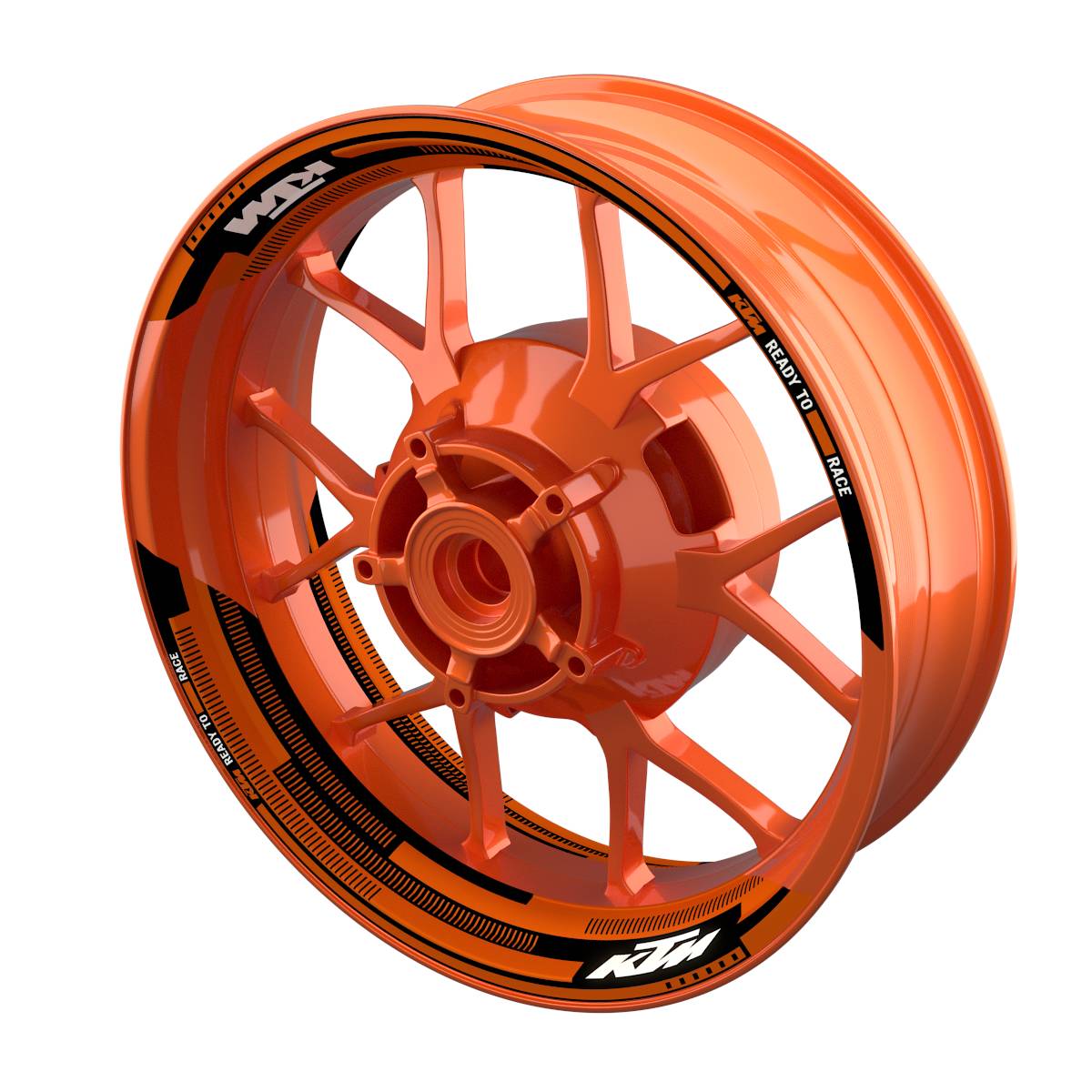 Felgenaufkleber KTM geteilt Cybertech