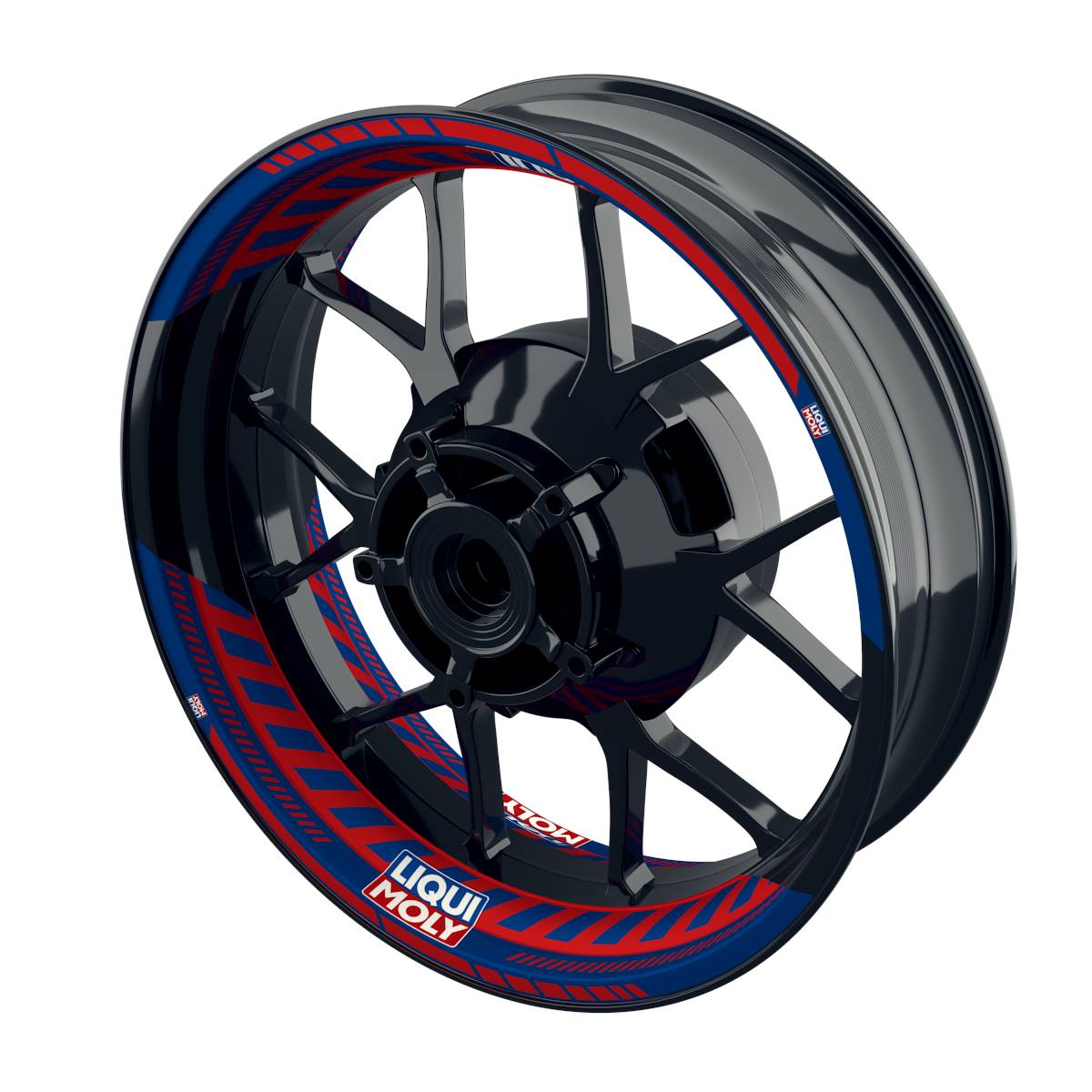 Felgenaufkleber Liqui Moly Design Construct Premium geteilt keine