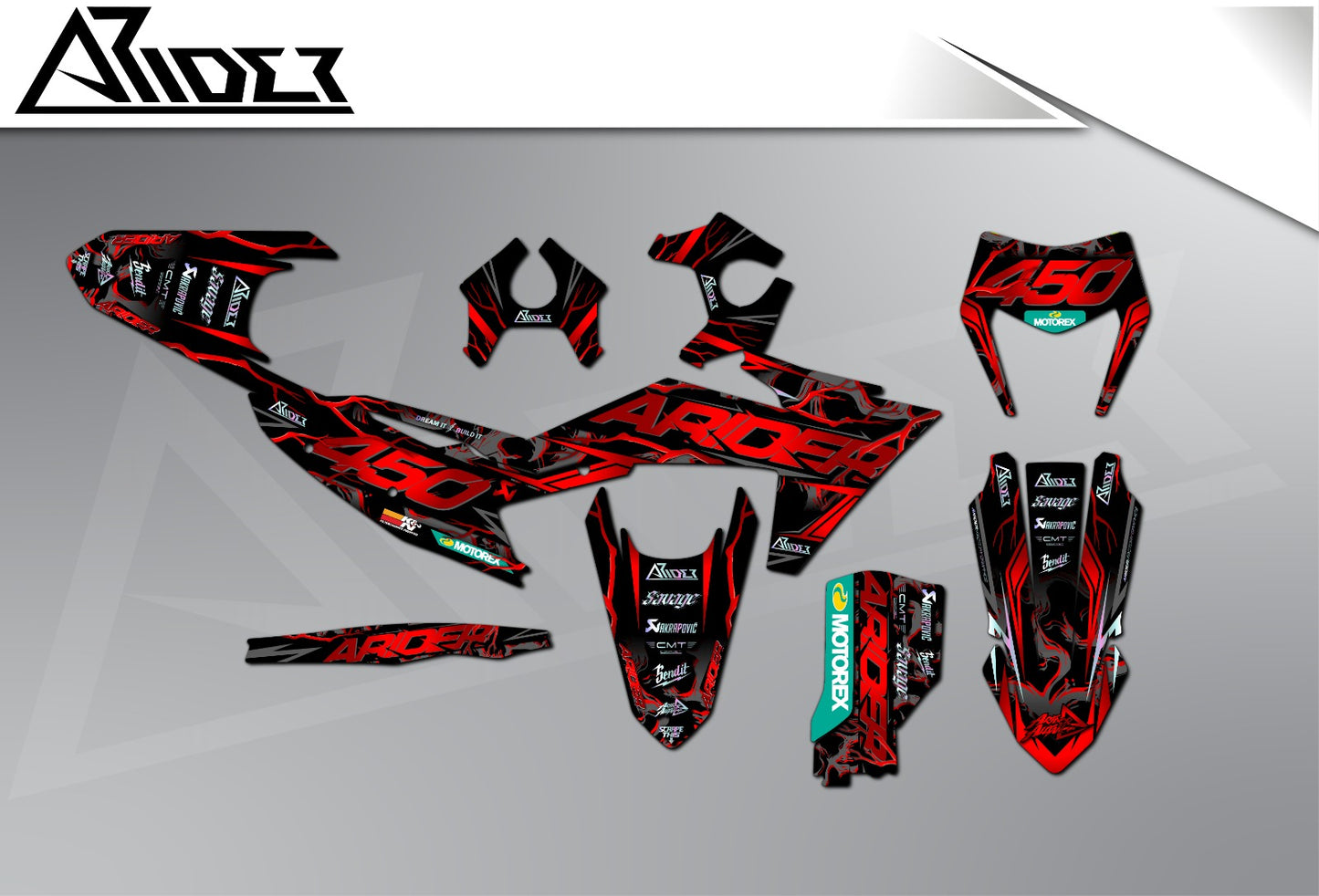 Vortex - Kit de pegatinas