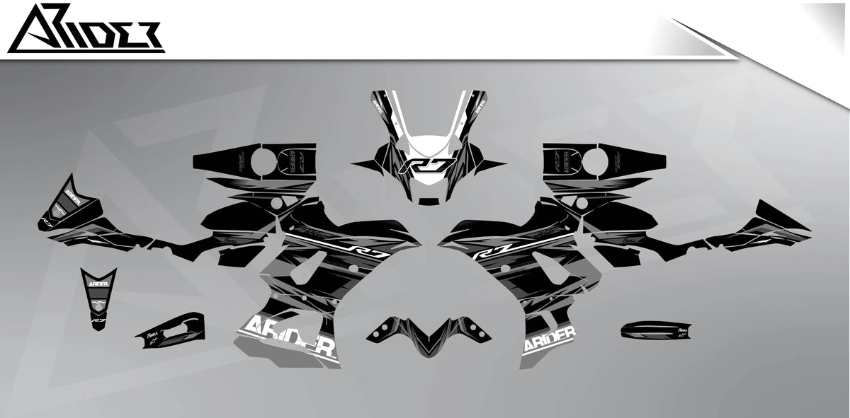 Dekor passend für Yamaha R7 - Race Edition - Arider