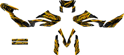 Graphics Kit suitable for Yamaha WR 125 X - Beast Edition