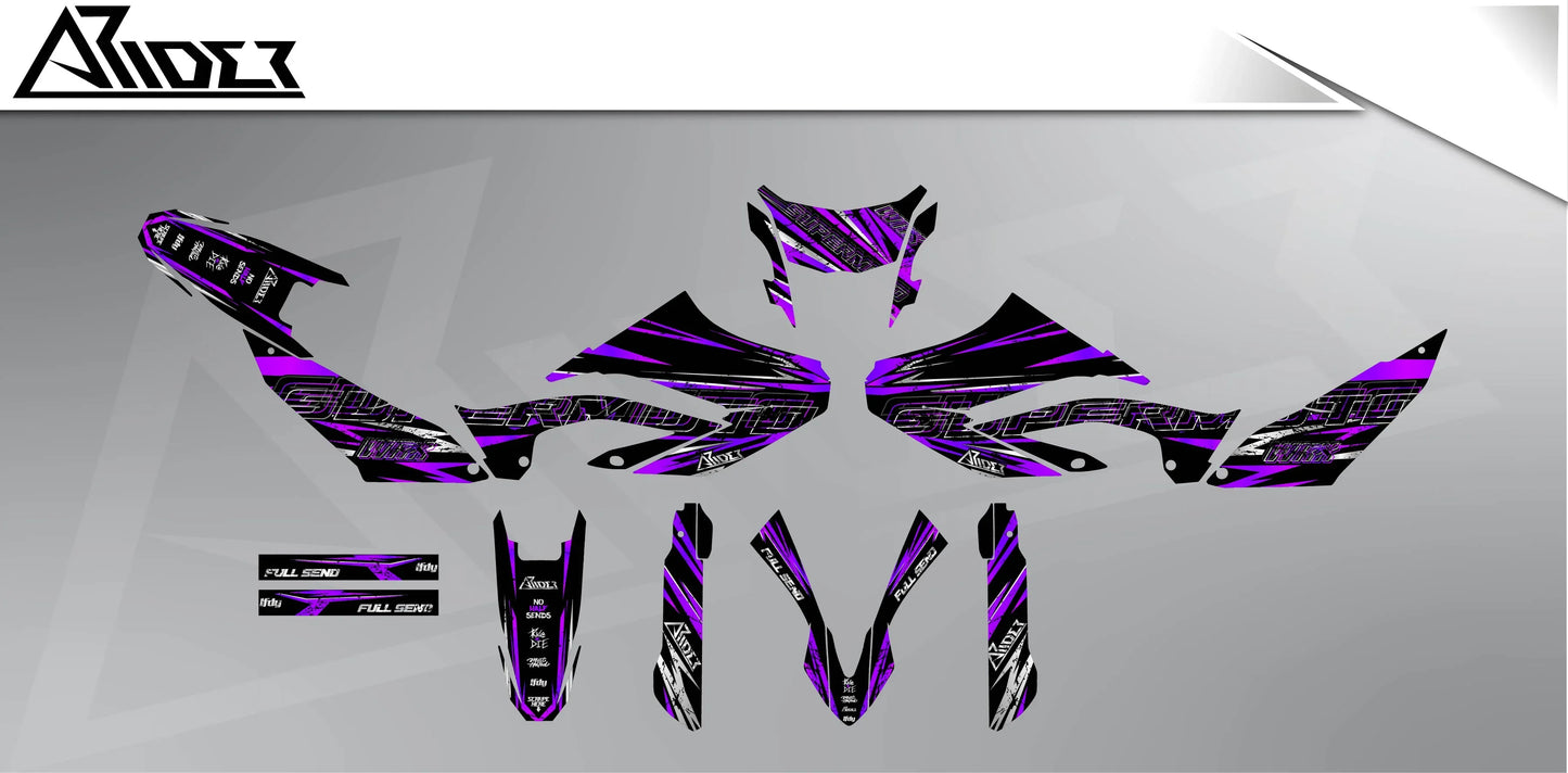 Dekor passend für Yamaha WR 125 X - Distort Edition - Arider