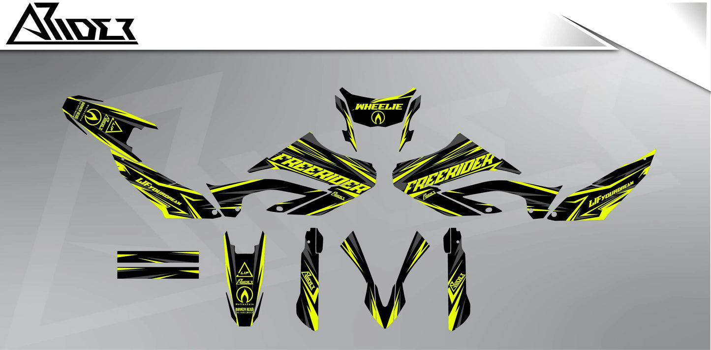 Dekor passend für Yamaha WR 125 X - Freerider V1 Edition - Arider