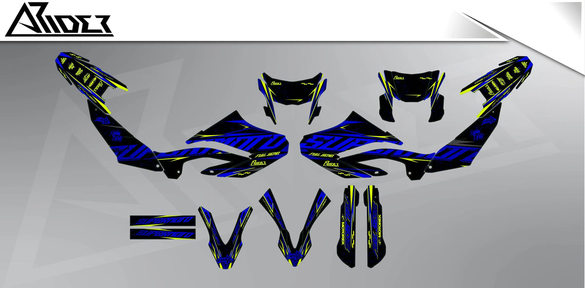 Dekor passend für Yamaha WR 125 X - Glitch Edition - Arider
