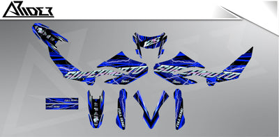 Graphics Kit suitable for Yamaha WR 125 X - Jokehock Edition