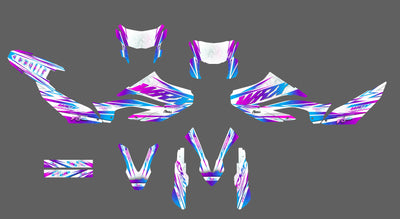 Graphics Kit suitable for Yamaha WR 125 X - Peak Edition