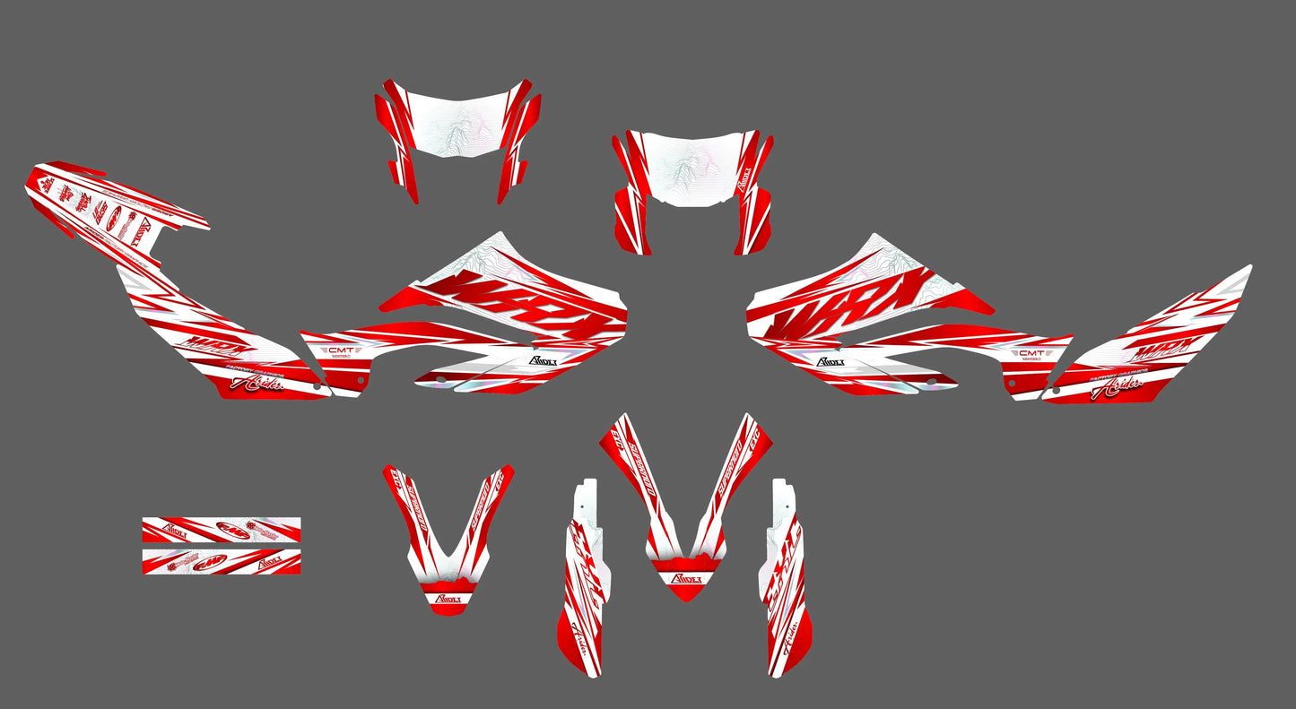 Dekor passend für Yamaha WR 125 X - Peak Edition - Arider