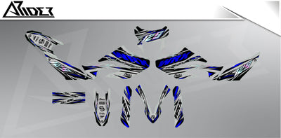 Graphics Kit suitable for Yamaha WR 125 X - Shock Edition