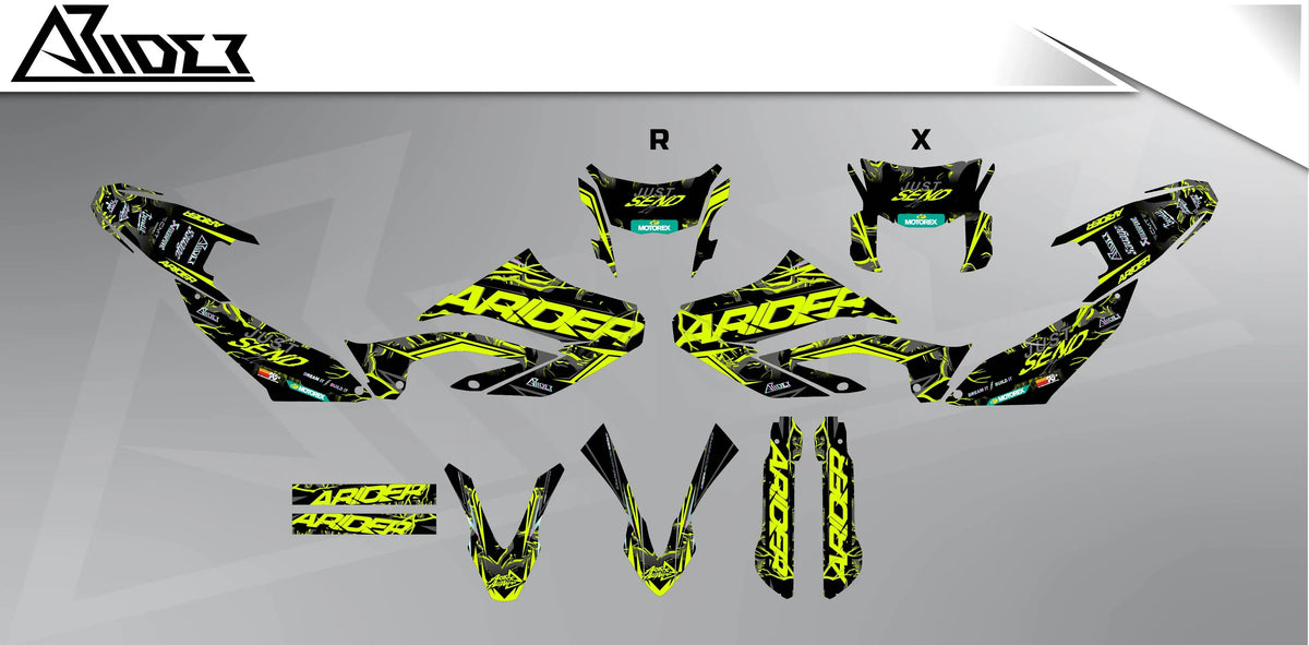 Dekor passend für Yamaha WR 125 X - Vortex Edition - Arider