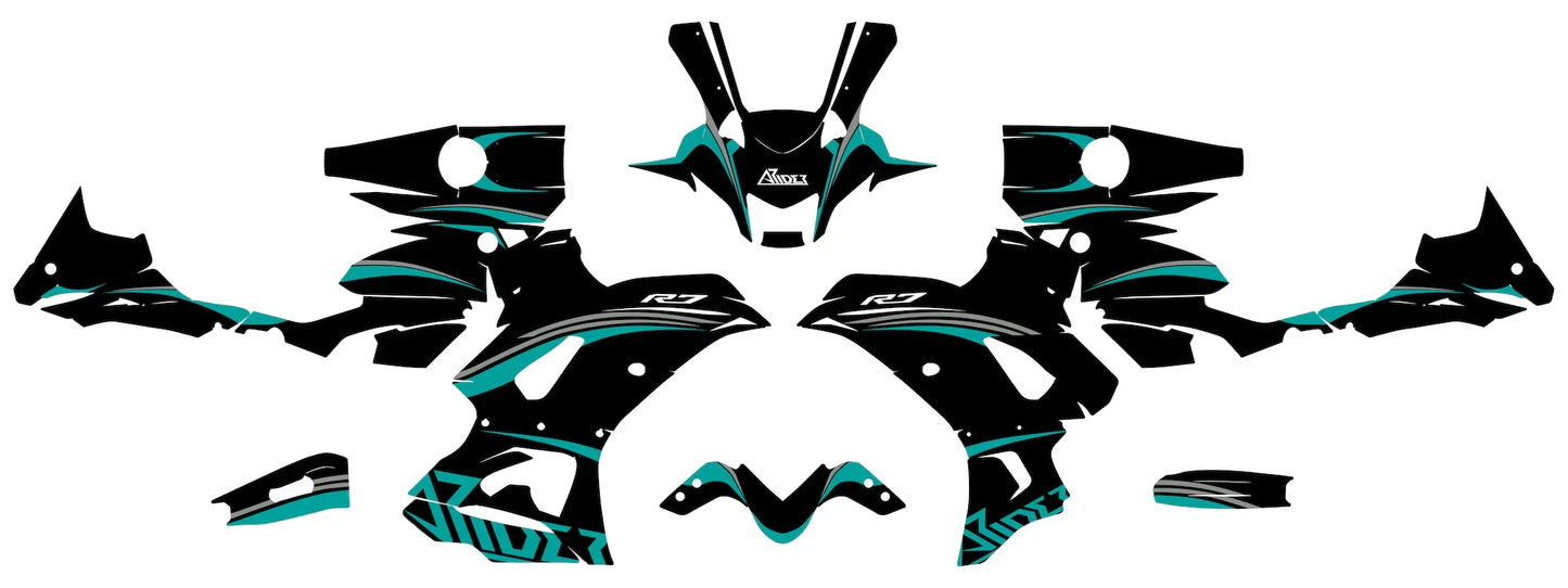 Dekor passend für Yamaha R7 - Swish Edition - Arider
