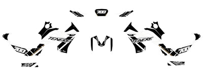 Dekor passend für Yamaha Tenere 700 - Desert Edition - Arider