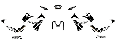 Graphics Kit suitable for Yamaha Tenere 700 - Desert Edition