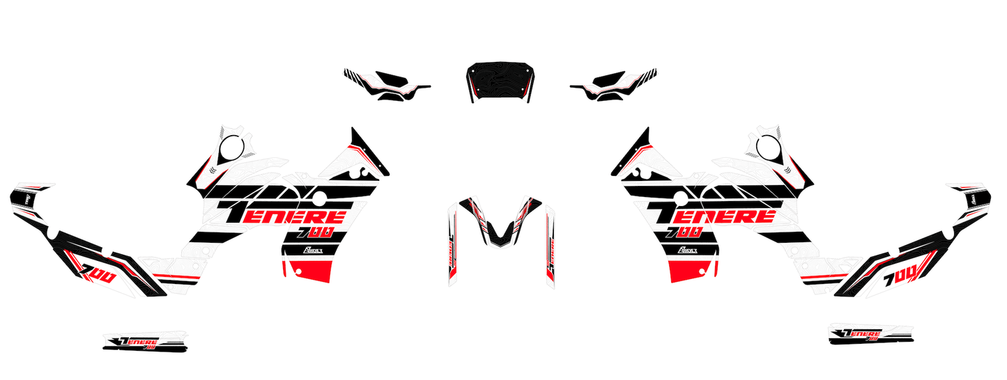 Graphics Kit suitable for Yamaha Tenere 700 - Explorer Edition