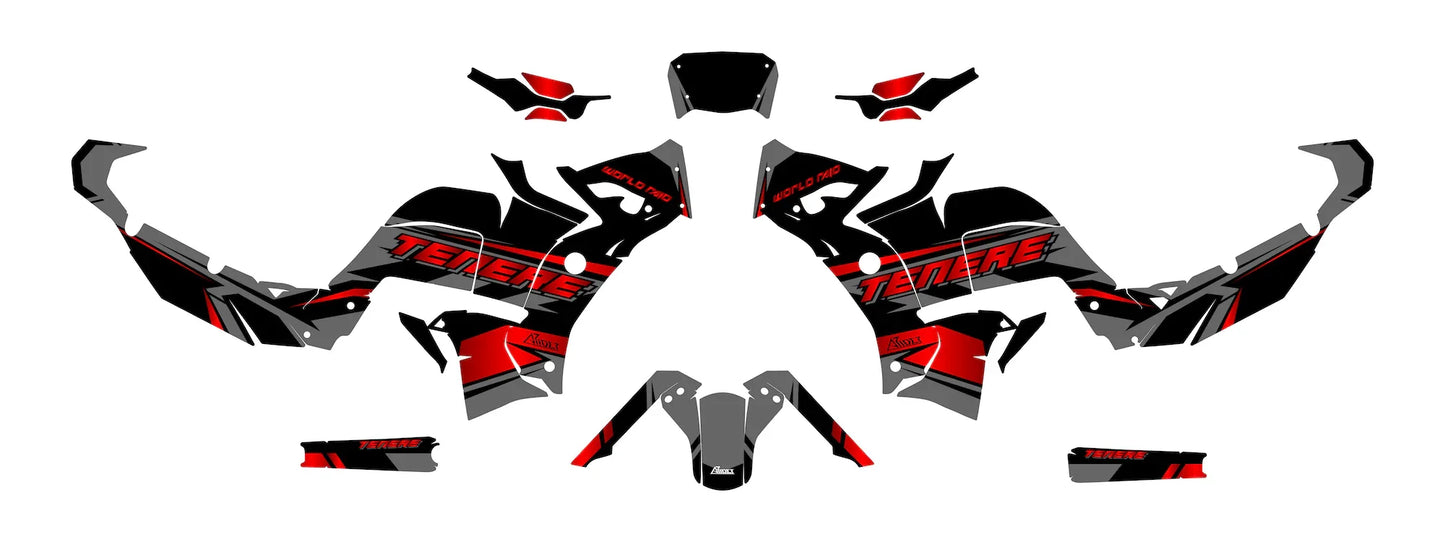 Dekor passend für Yamaha Tenere 700 World Raid - Advance Edition - Arider