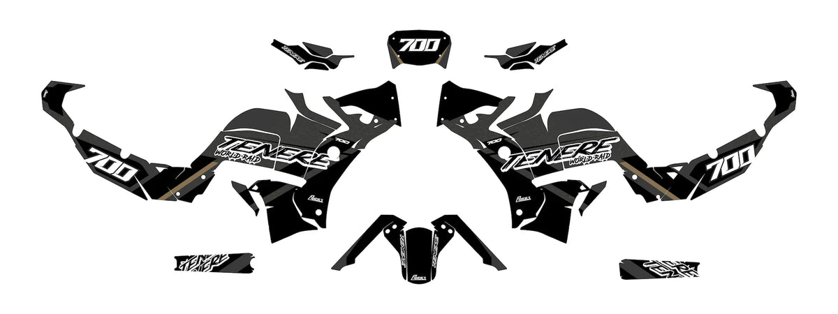 Dekor passend für Yamaha Tenere 700 World Raid - Desert Edition - Arider
