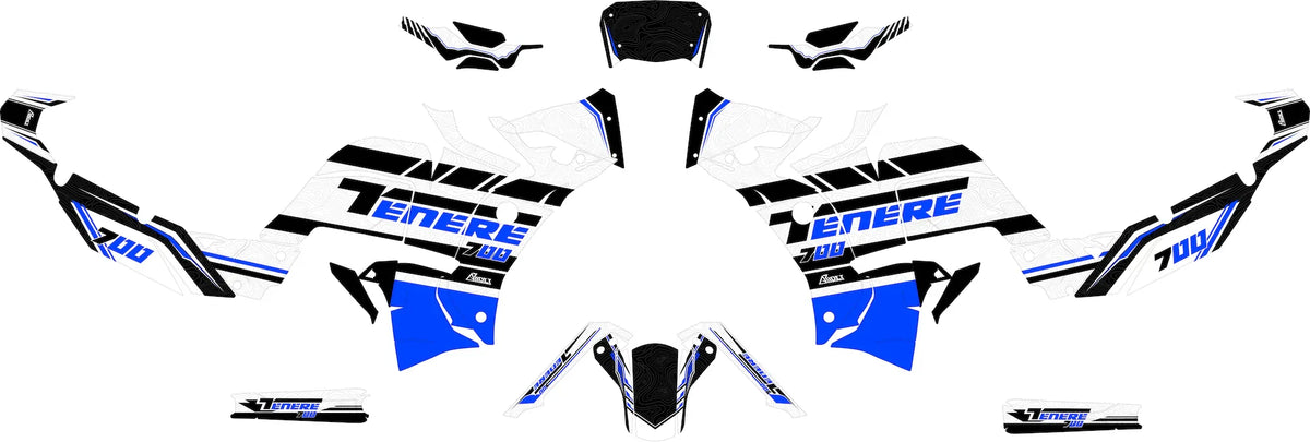 Dekor passend für Yamaha Tenere 700 World Raid - Explorer Edition - Arider