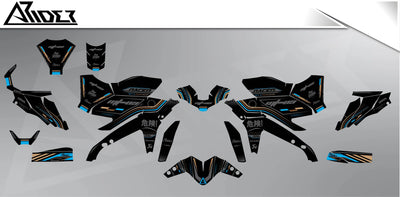 Dekor passend für Yamaha MT-09 - Stripes Edition - Arider