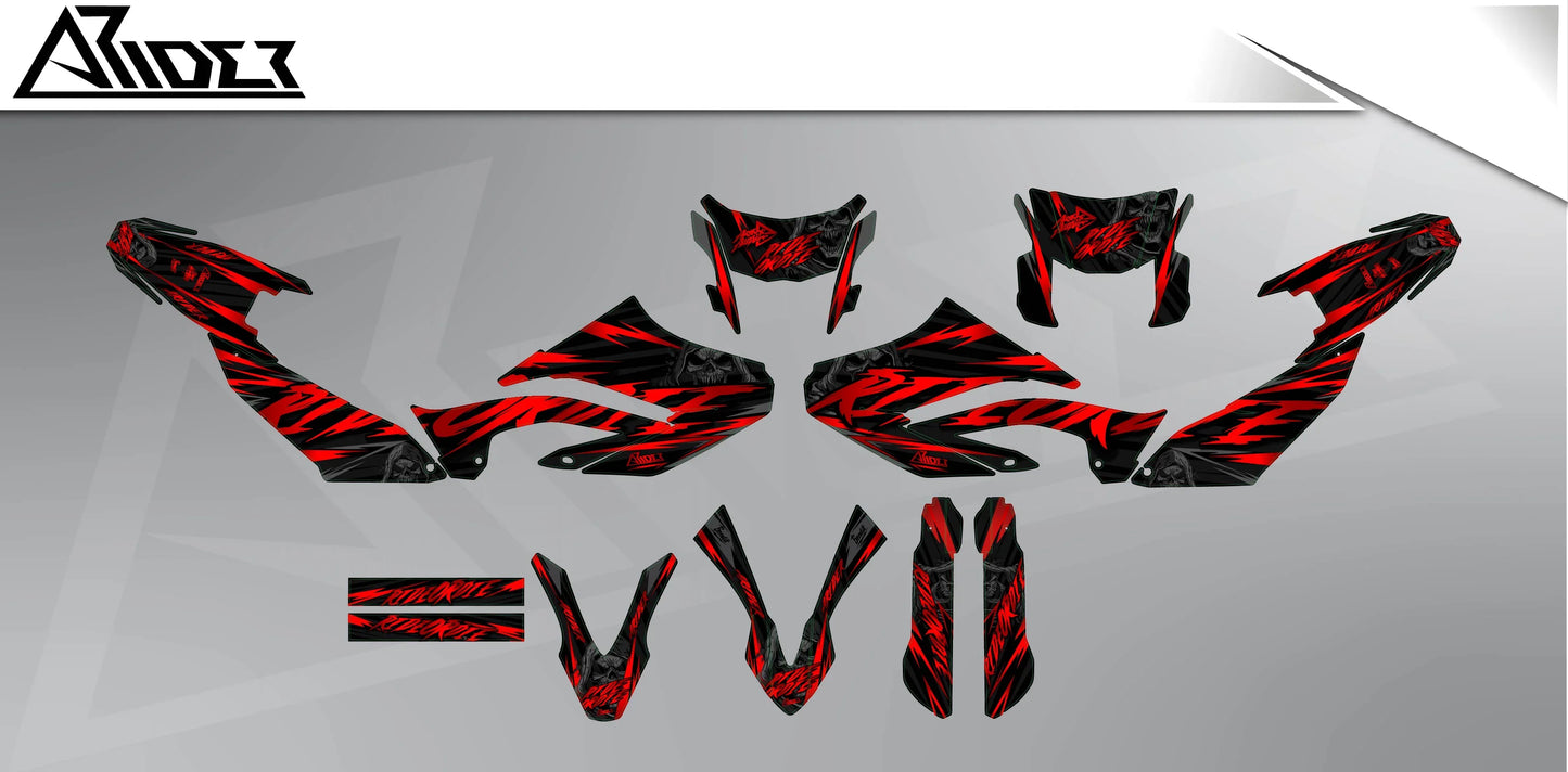 Dekor passend für Yamaha WR 125 X - RideOrDie Edition - Arider