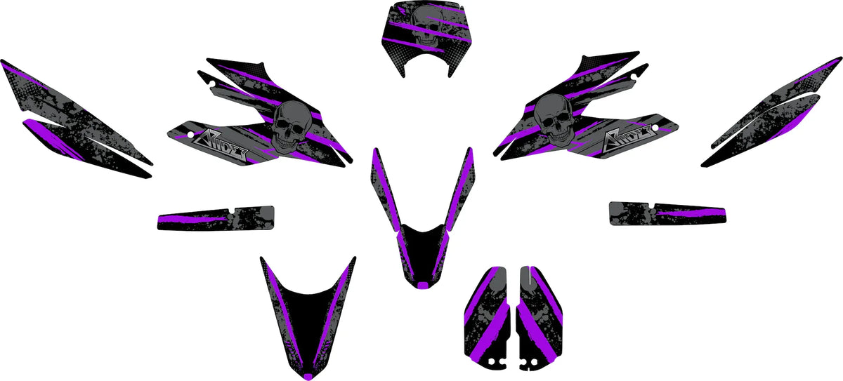 Dekor passend für Aprilia SX 125 - Skull Edition - Arider