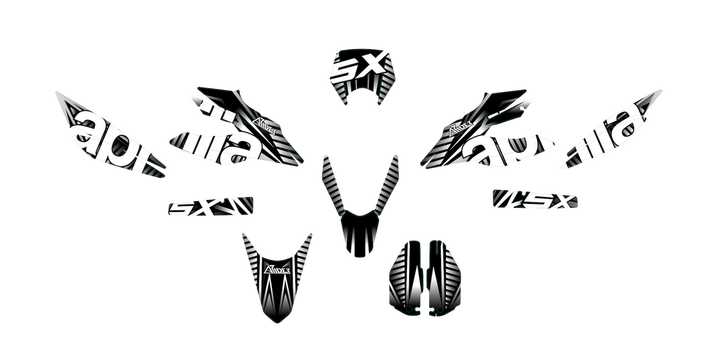 Graphics Kit suitable for Aprilia SX 125- Liner Edition