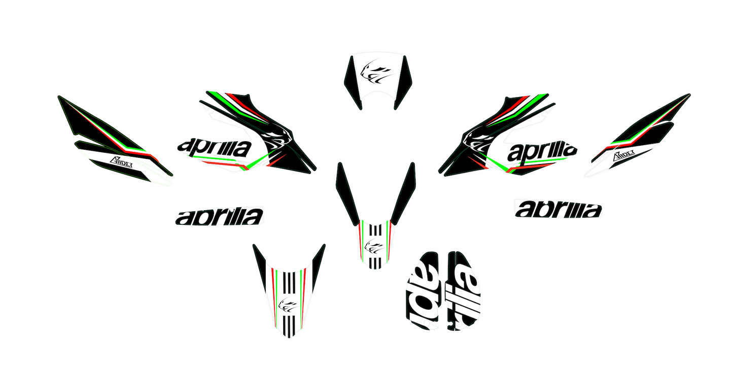 Graphics Kit suitable for Aprilia SX 125- Tri Edition