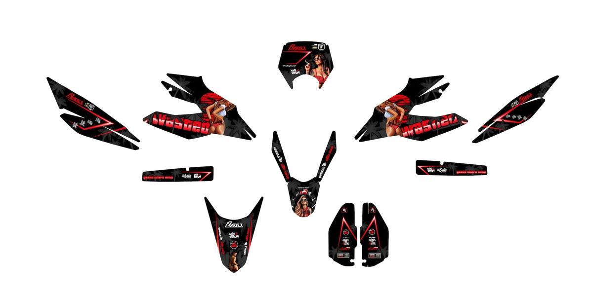 Dekor passend für Aprilia SX 125 - Wasted Edition - Arider