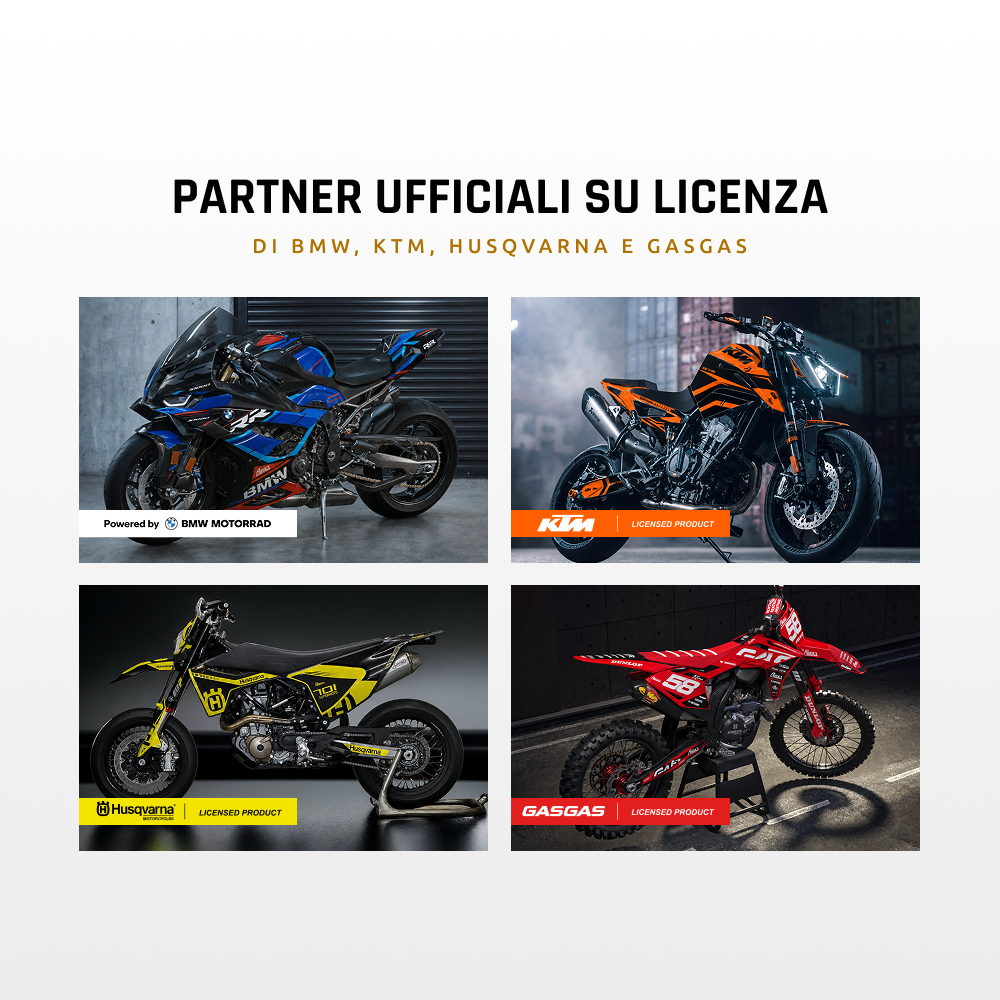 Kit grafiche adatto per KTM 950 / 990 Avventura - Edizione Teschio