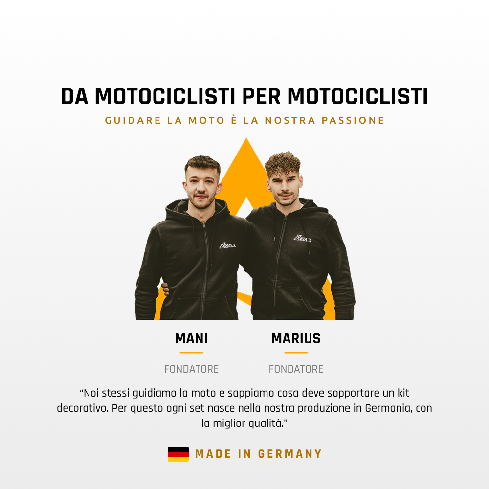 Kit grafiche adatto per KTM 950 / 990 Avventura - Edizione Teschio