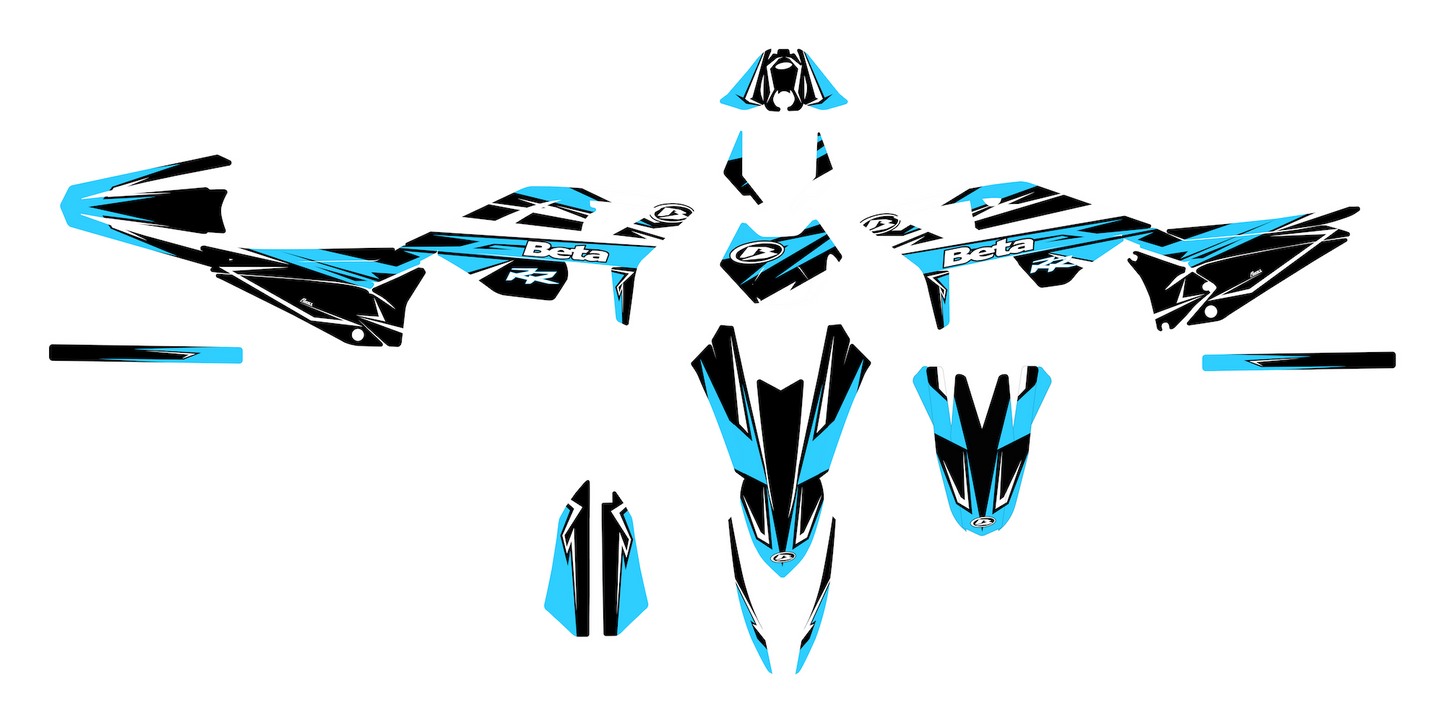 Graphics Kit suitable for Beta RR 50 / 125 - Storm Edition