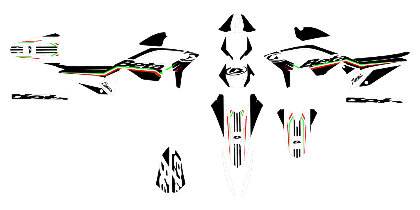 Graphics Kit suitable for Beta RR 50 / 125 - Tri Edition