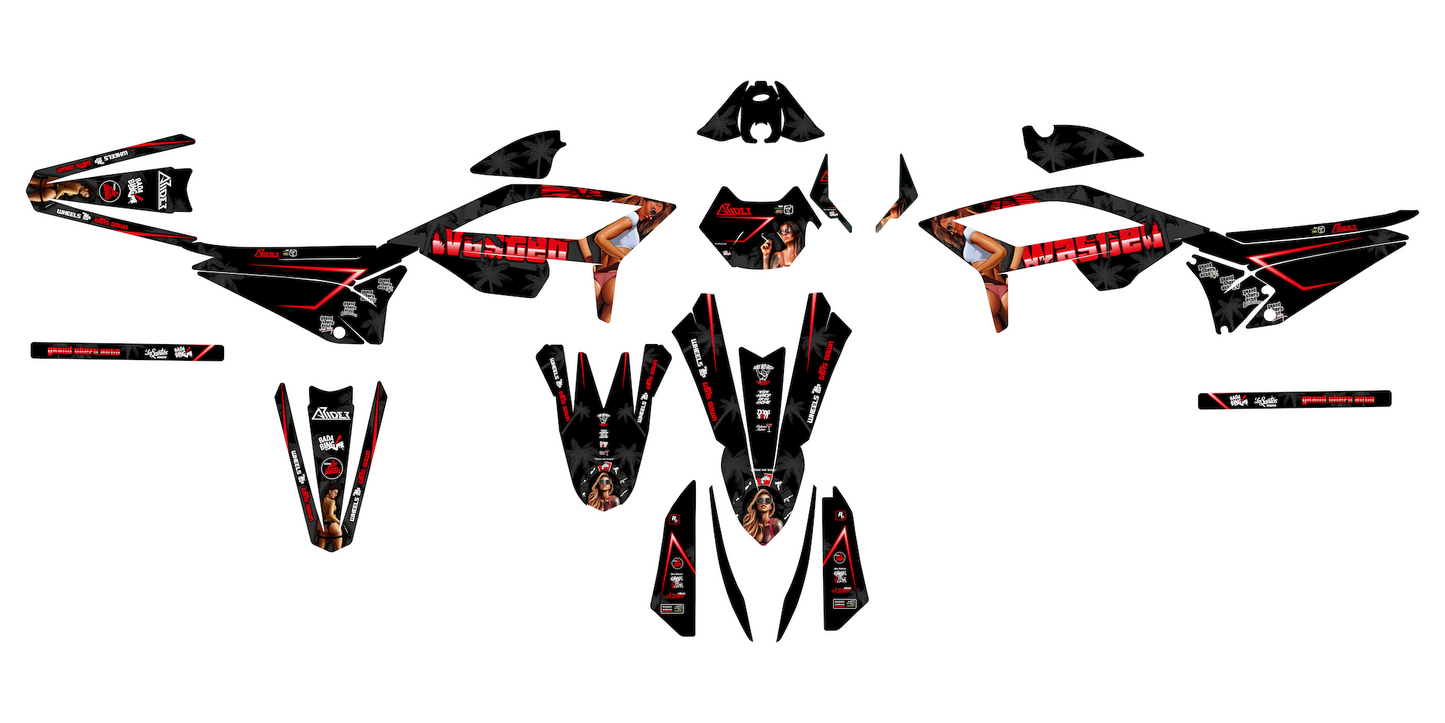 Graphics Kit suitable for Beta RR 50 / 125 - Wasted Edition