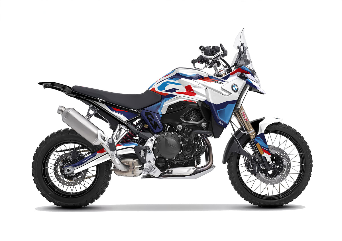 Dekor passend für BMW F 900 GS - Slim Edition, Farbe Weiß