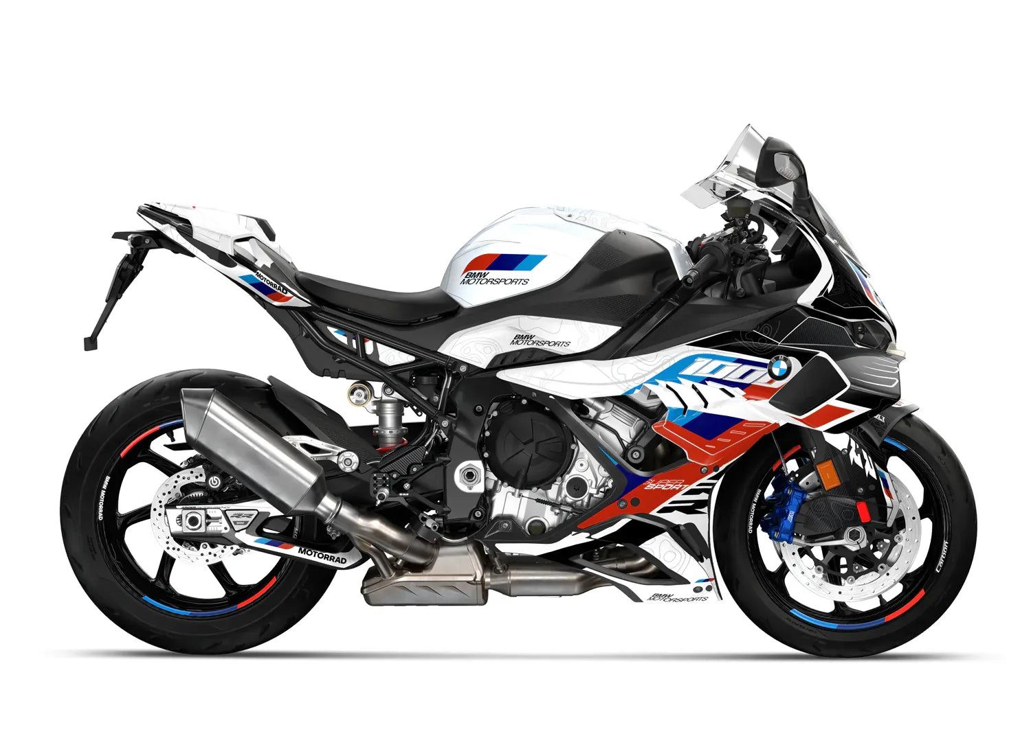 BMW S1000RR 15-19 Race Headlight Stickers – Simulation Vinyl Decals, Symmetrical