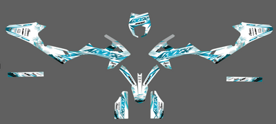 Graphics Kit suitable for Rieju MRT 50 / 125 - Pine Edition