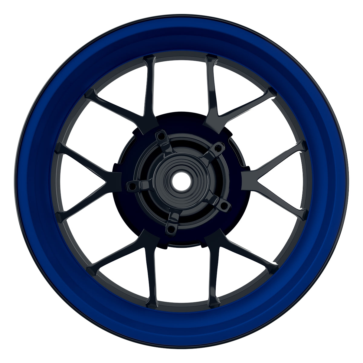 Felgenaufkleber Einfarbig Wheelsticker Premium blau