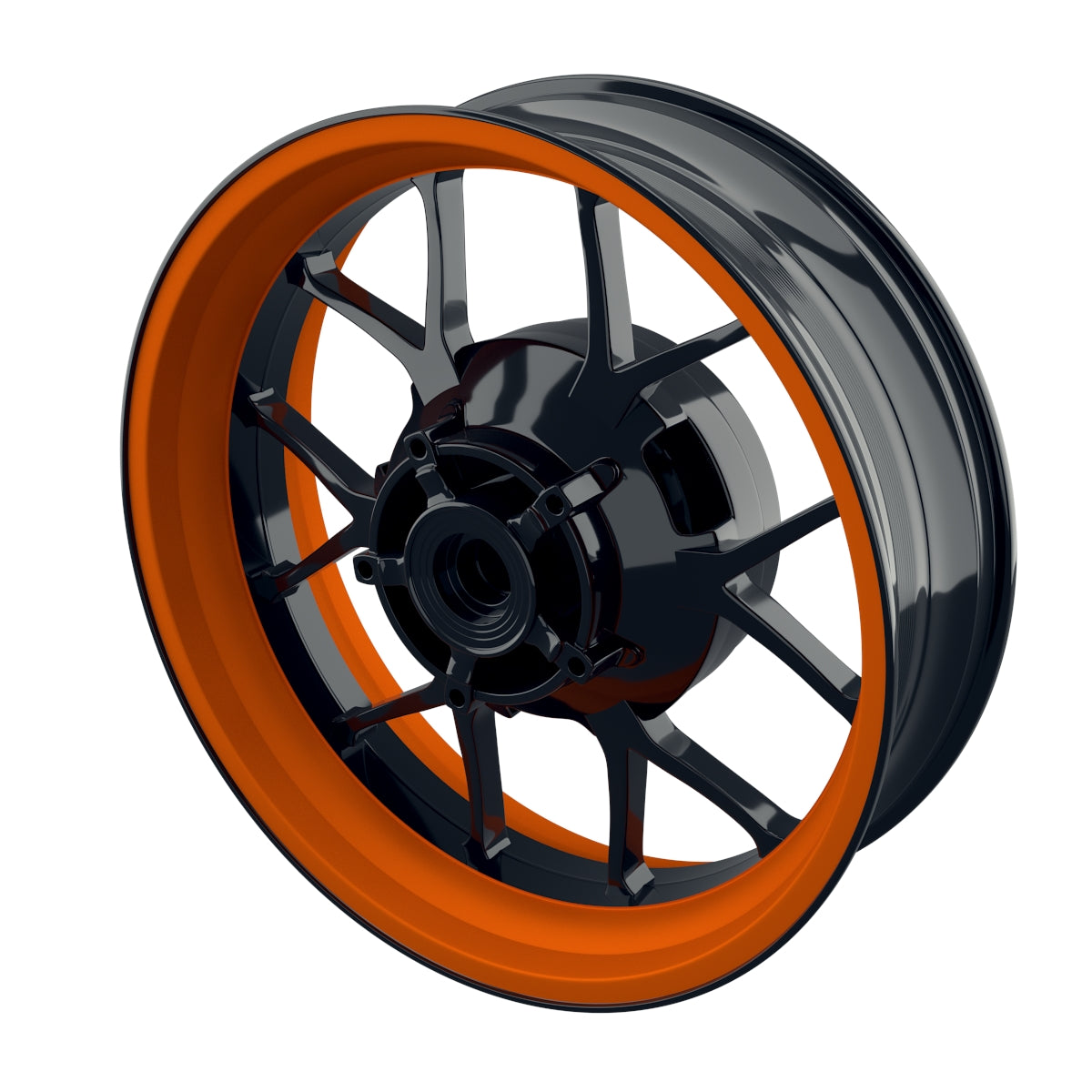 Felgenaufkleber Einfarbig Wheelsticker Premium orange