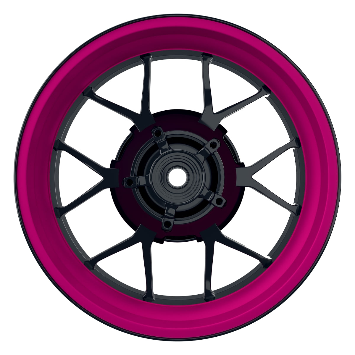 Felgenaufkleber Einfarbig Wheelsticker Premium pink