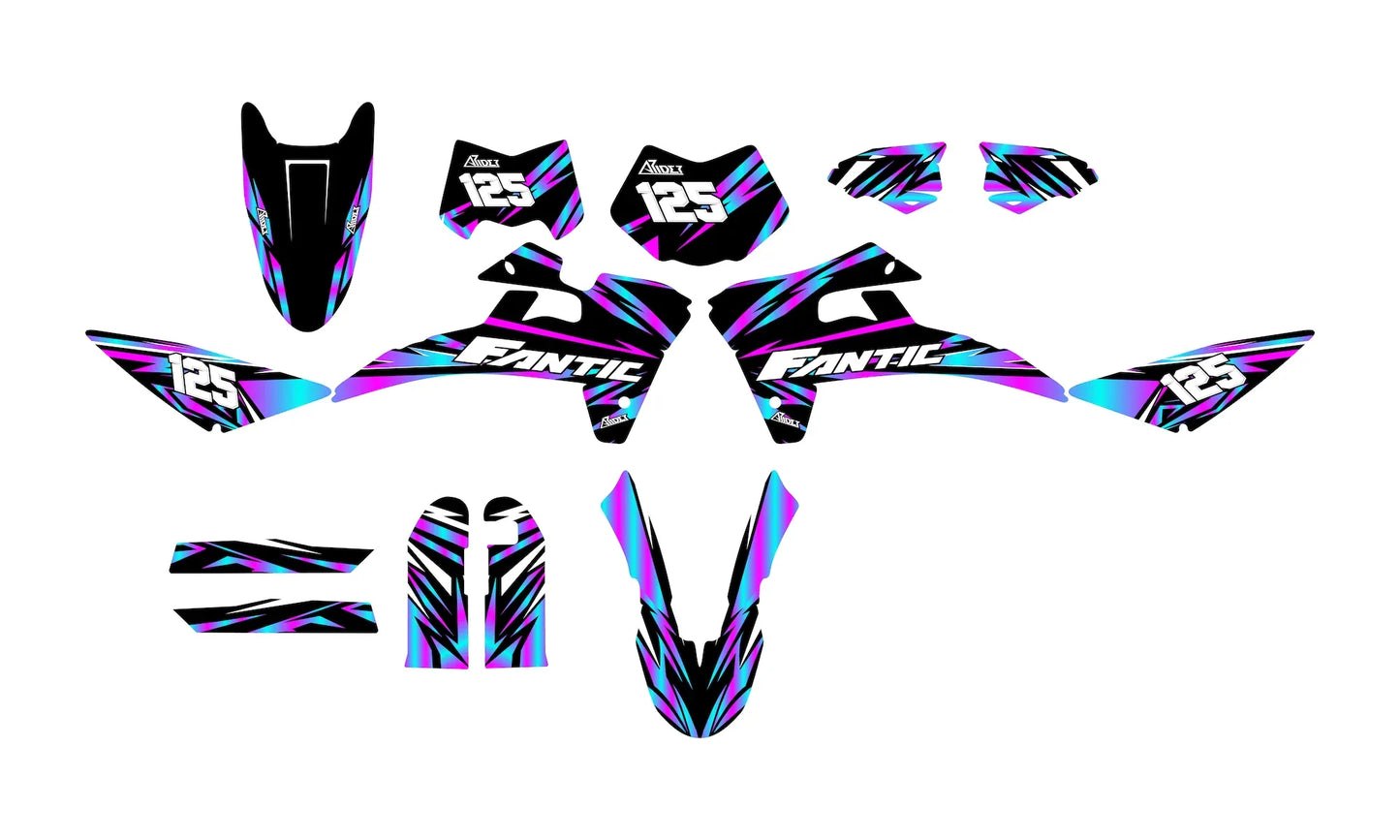 Dekor passend für Fantic XMF 50 / 125 - Blast Edition - Arider