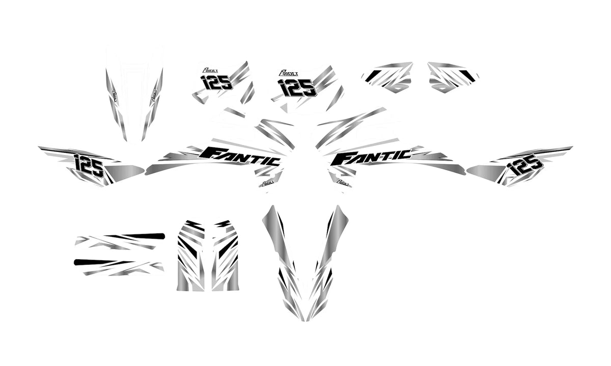 Dekor passend für Fantic XMF 50 / 125 - Blast Edition - Arider