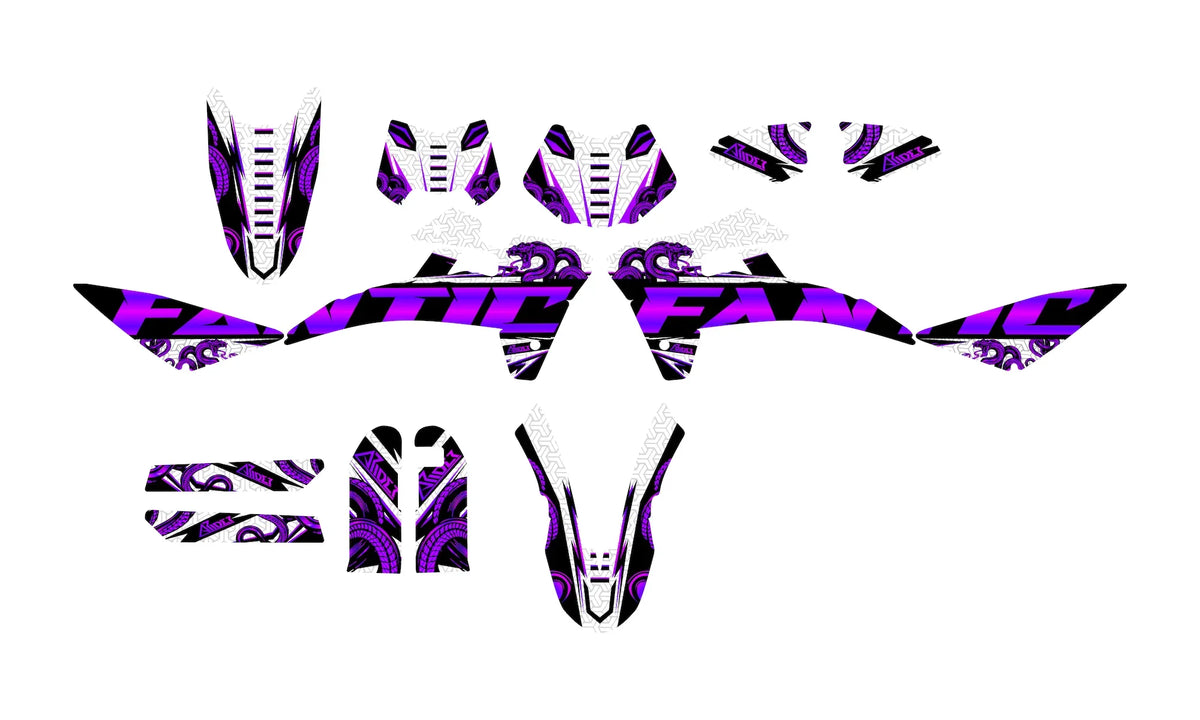 Dekor passend für Fantic XMF 50 / 125 - Mamba Edition - Arider