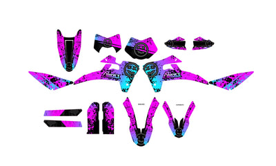 Dekor passend für Fantic XMF 50 / 125 - Smiley Edition - Arider